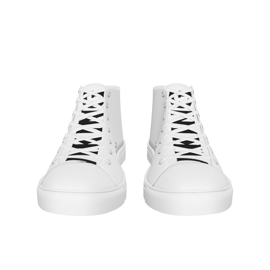 Men’s high top canvas shoes
